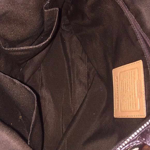Coach Signature stripe tote